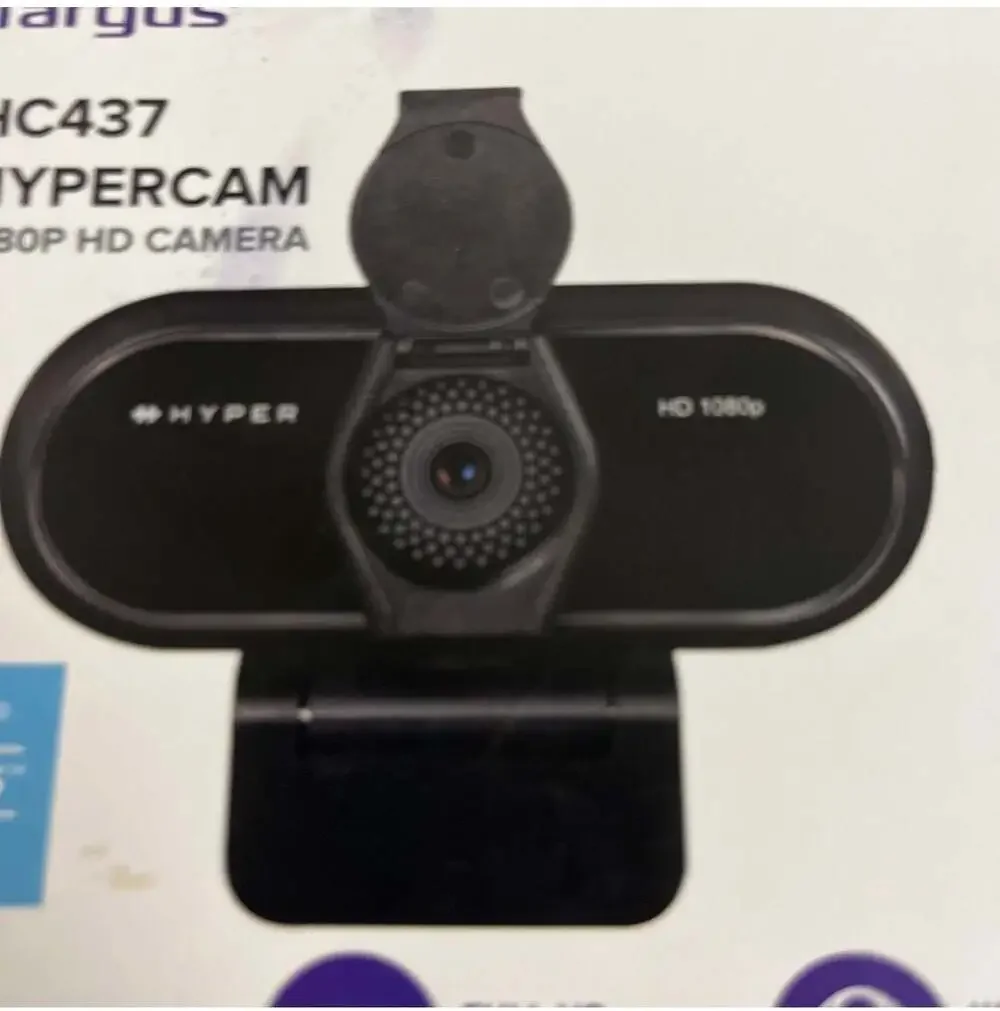 Targus HyperCam 1080p HD Webcam HC437 AVC041 with Privacy Cover